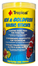 Tropical Koi & Goldfish Basic Sticks 80g - Floating Basic Food
