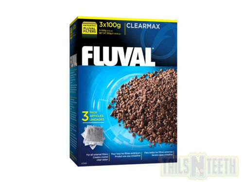 Fluval ClearMax 3x100g Pack - Adsorbs Phosphates, Nitrites and Nitrates