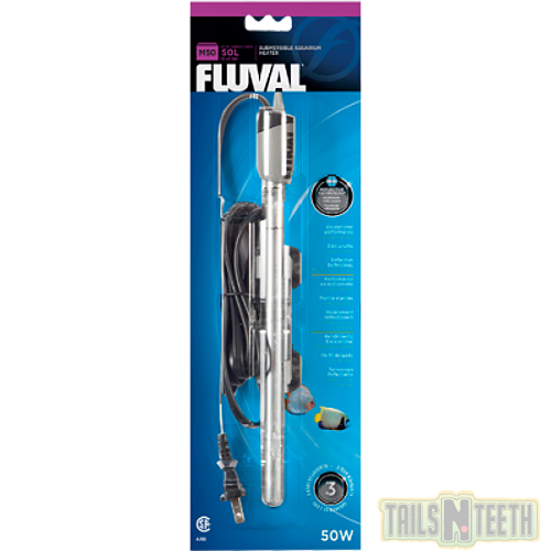 Fluval M50 Submersible Aquarium Heater - 50w - For up to 15 Gallons