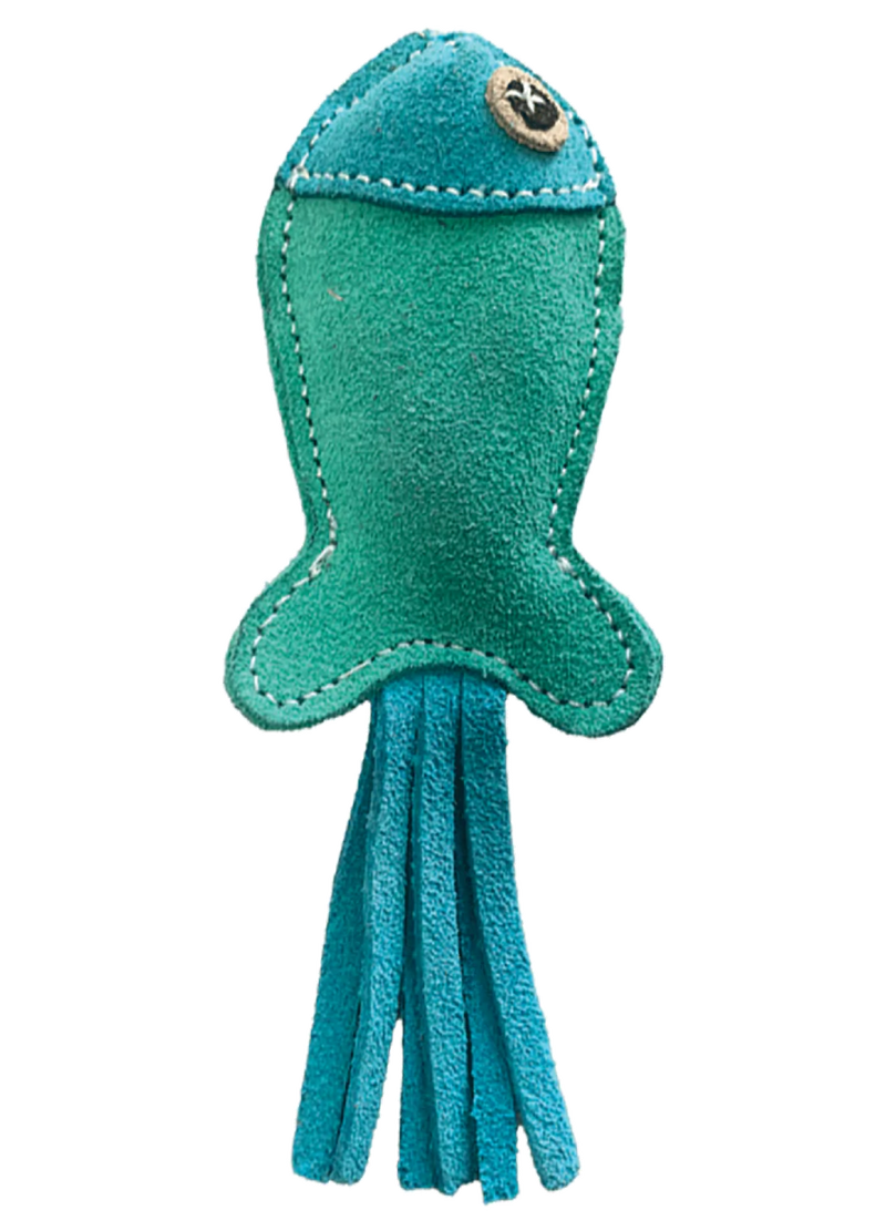 ANGEL "Playtime" Ocean Critters Suede Natural Cat Toy