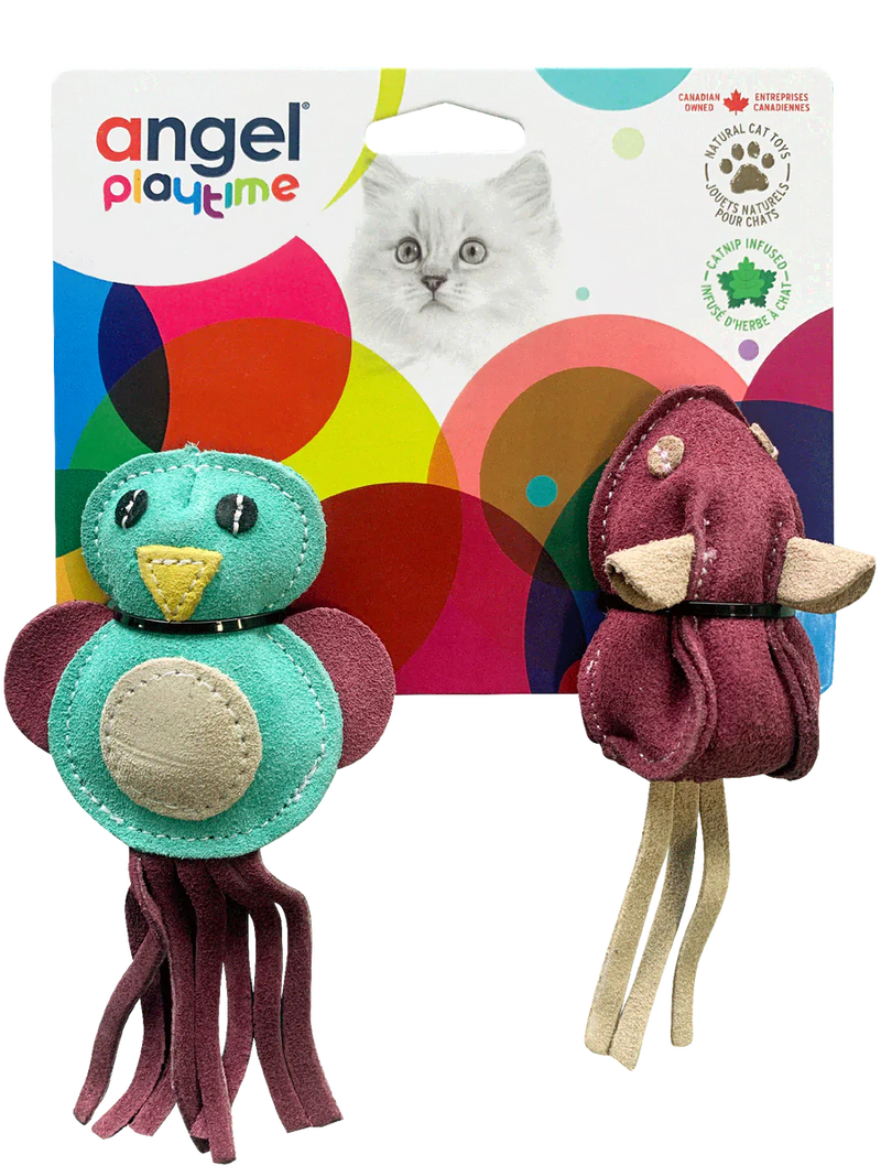 ANGEL "Playtime" Urban Critters Natural Cat Toy