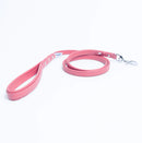 ANGEL "Alpine" Leather Leash 48" x 1/2" (Bubblegum Pink)