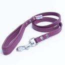 ANGEL "Alpine" Leather Leash 48" x 1/2" (Orchid Purple)