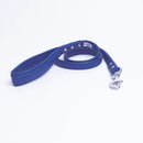 ANGEL "Alpine" Leather Leash 48" x 3/4" (Cobalt Blue)