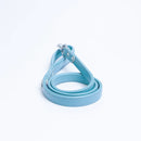 ANGEL "Alpine" Leather Leash 48" x 3/4" (Baby Blue)