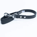 ANGEL "Alpine" Leather Traffic Leash 22" x 3/4" (Black)