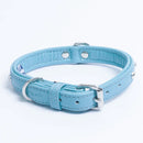 ANGEL "Athens" Leather Collar 18" x 3/4" (Baby Blue)