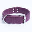 ANGEL "Athens Replica Diamonds" Leather Collar 26" x 1.5" (Orchid Purple)