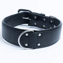 ANGEL "Dallas" Leather Collar 26" x 2" (Black)