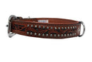ANGEL "Mesa" Leather Collar 20" x 1" (Brown) - LAST ONE