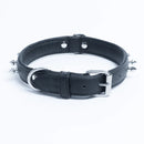 ANGEL "Rotterdam Spiked" Leather Collar 22" x 1" (Black)