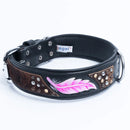 ANGEL "Sedona" Leather Collar 24" x 1.5" (Black)