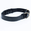 ANGEL "Braided" Leather Collar 26" x 1.25" (Black)