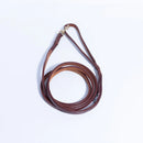 ANGEL "Braided" Leather Leash 72" x 1/2" (Brown)