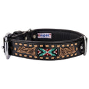 ANGEL "El Paso" Leather Collar 24" x 1.5" (Black) - LAST ONE -