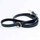 ANGEL "Multi Function Leash" Leather Collar 84" x 3/4" (Black)