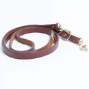 ANGEL "Multi Function Leash" Leather Collar 84" x 3/4" (Brown)