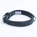 ANGEL "Santa Fe" Leather Collar 16" x 3/4" (Black)