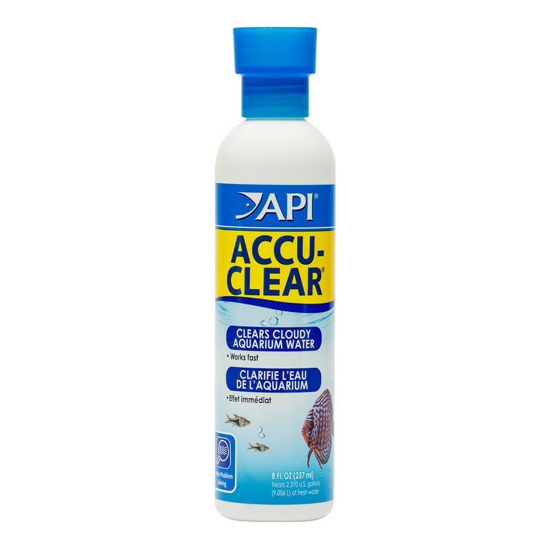 API Accu-Clear 237ml (8oz) - Quickly Clears Aquarium Water - Treats 2,370 US Gallons