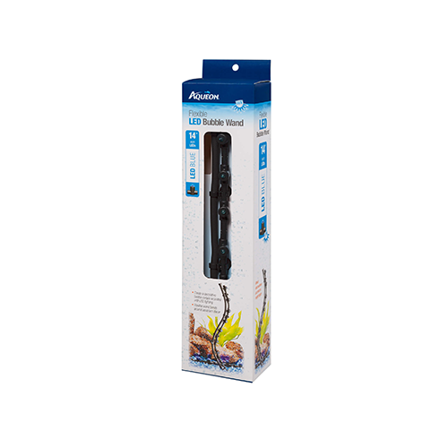 AQUEON FLEXIBLE LED BUBBLE WANDS BLUE 14"