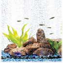 AQUEON FLEXIBLE LED BUBBLE WANDS BLUE 14"