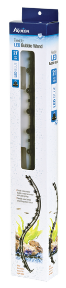 AQUEON FLEXIBLE LED BUBBLE WANDS BLUE 21"