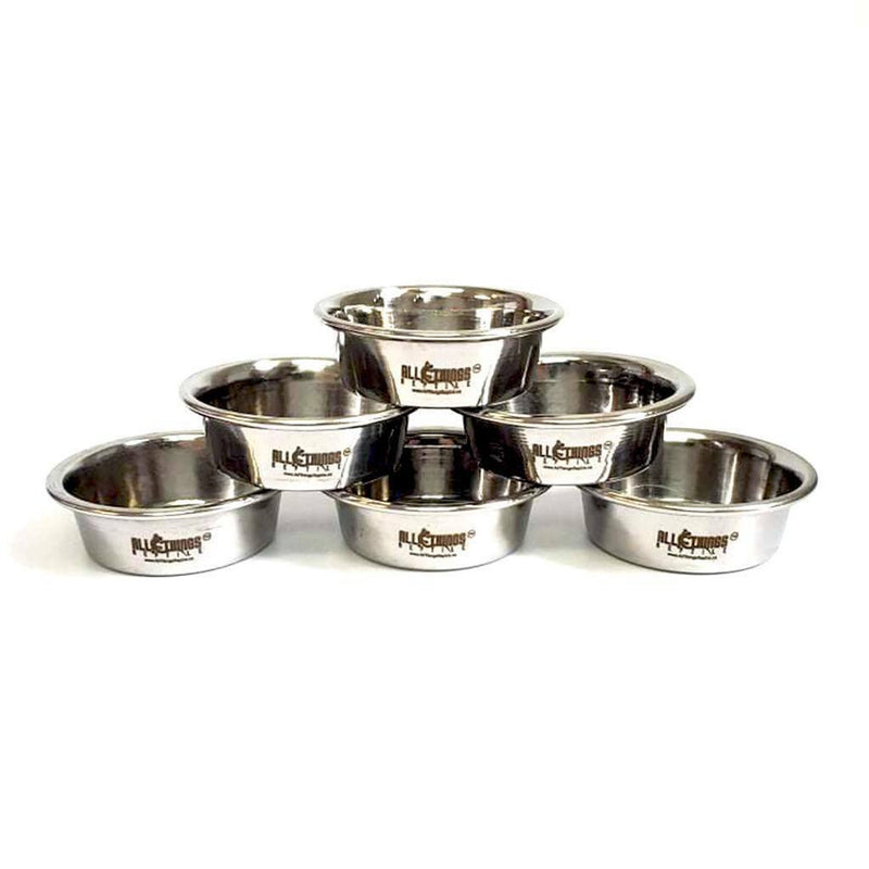 ATR Stainless Steel Feeding Cups/Dishes (0.5oz SMALL) - 1 pc