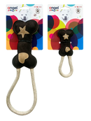 Angel "Playtime" Classic Bone Natural Rope Dog Toy XS/SM