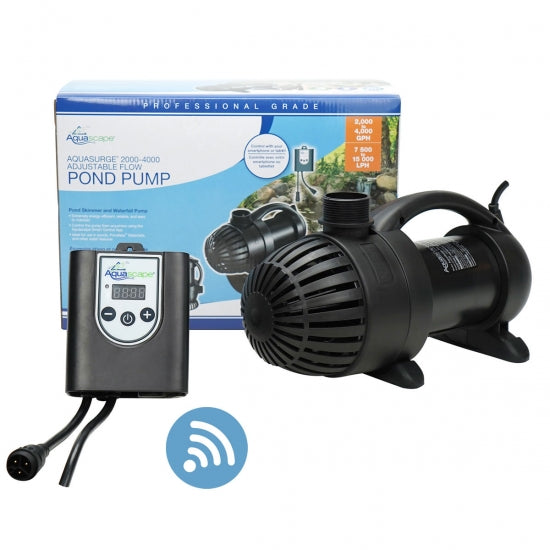 Aquascape AquaSurge® Adjustable Flow Pond Pump 2000-4000 - Control with App