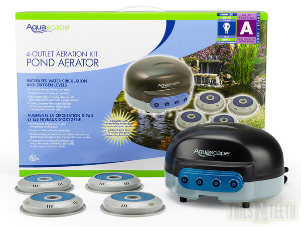 Aquascape 4-Outlet Pond Aeration / De-Icer Kit - Complete With Everything Needed