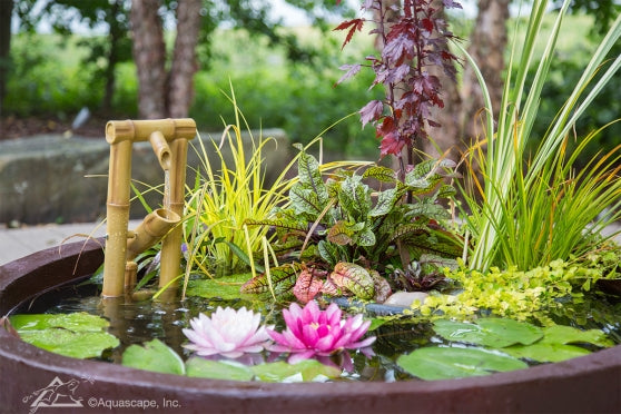 Aquascape Deer Scarer Bamboo Fountain - High-Quality Polyresin Pond Water Feature