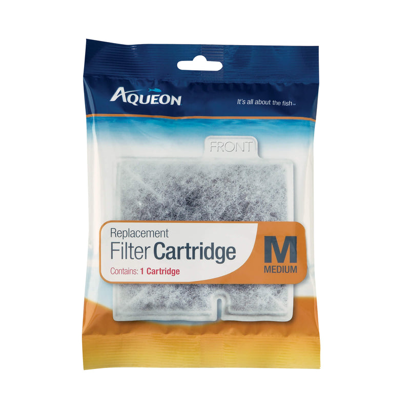 Aqueon Filter Cartridge - Medium - Single Pack ~ Replacement Filter Media