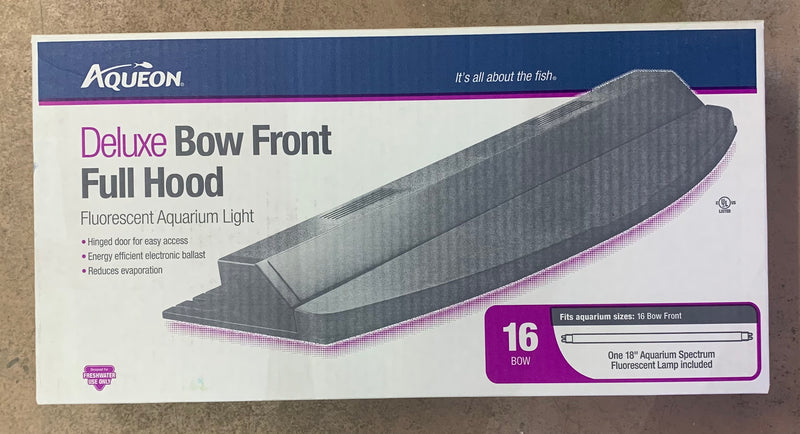 55 gallon bow front aquarium hood sale