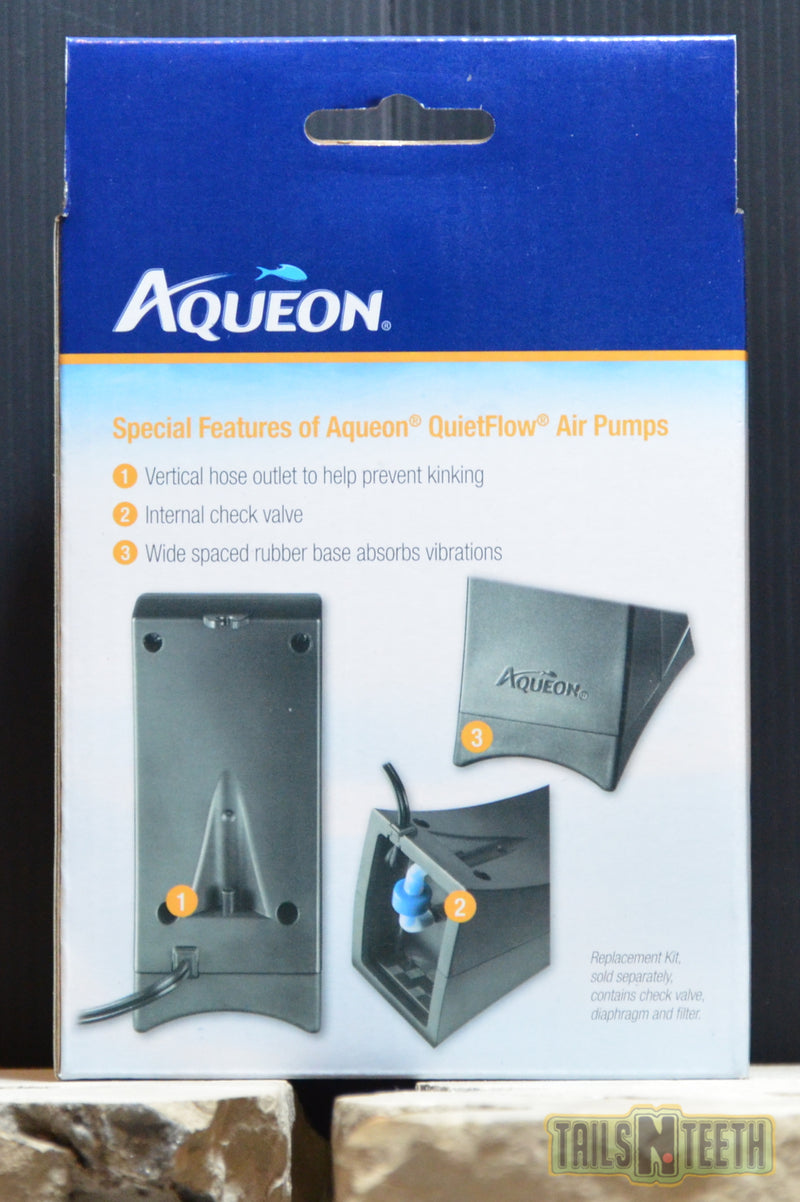 Aqueon QuietFlow Air Pump 40 for Aquariums Under 40 US Gallons - Virtually Silent