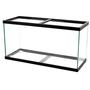 Aqueon Standard Aquarium - Black Frame - 90 gal - Black Silicone