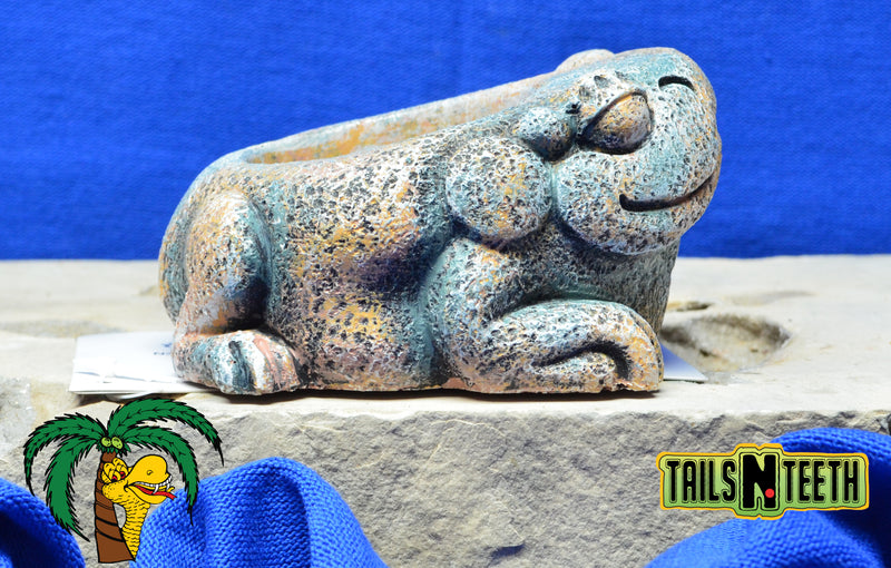 Exo Terra Aztec Frog Water Dish - 40 ml - Ancient Mesoamerican Aztec Theme