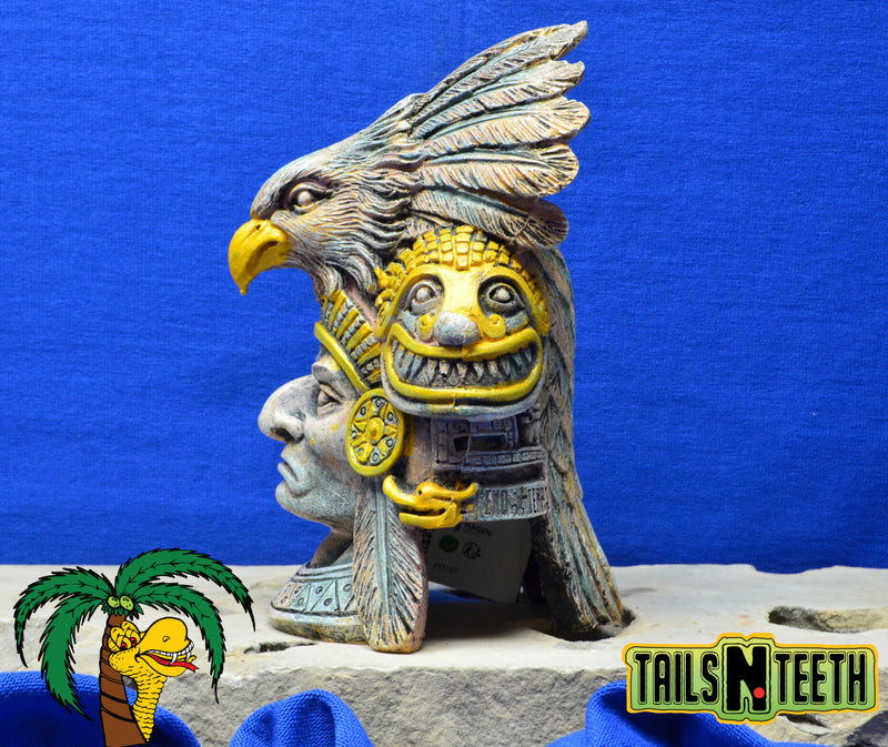 Exo Terra Aztec Style Warrior Eagle Knight Hide-Out Terrarium Ornament - PT3167