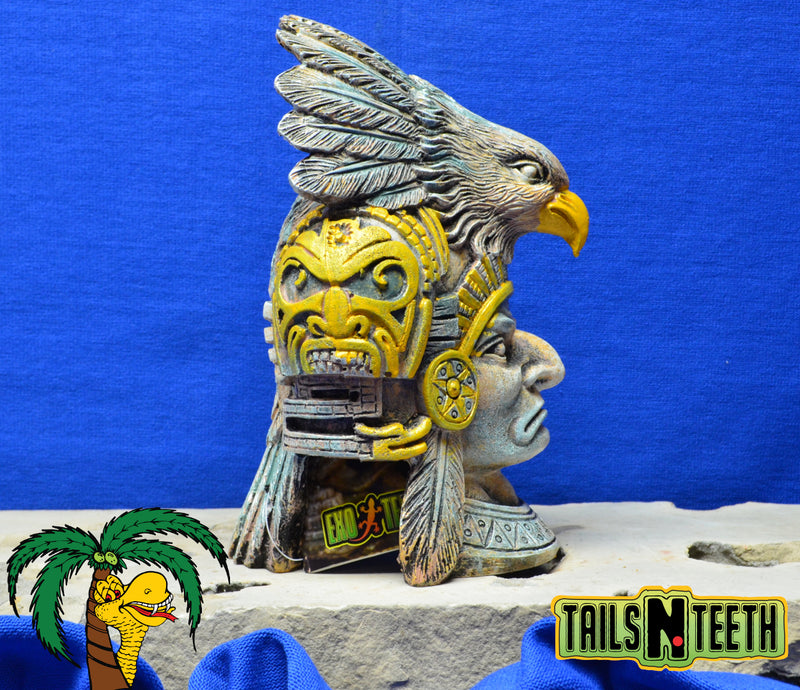 Exo Terra Aztec Style Warrior Eagle Knight Hide-Out Terrarium Ornament - PT3167