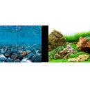 Background Marina Reversible Aquarium Background - Stoney River / Japanese Garden Scenes - 30.5 cm H x 7.6 m L (12 in H x 25 ft L) Sold by the foot
