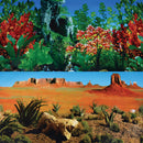 Background Red Butterfly / Desert Reversible Background - 24" - Sold by the Foot