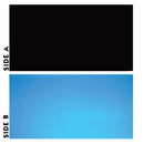 Background Black / Blue Reversible Background - 20" - Sold by the Foot