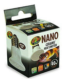 Zoo Med Nano Ceramic Heat Emitter 40w - 24hr Heat Source for Nano Terrariums