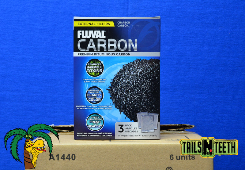 Fluval Premium Bituminous Carbon CASE LOT 6 x 3-Pack Boxes ~ !!18 Inserts!! A1440