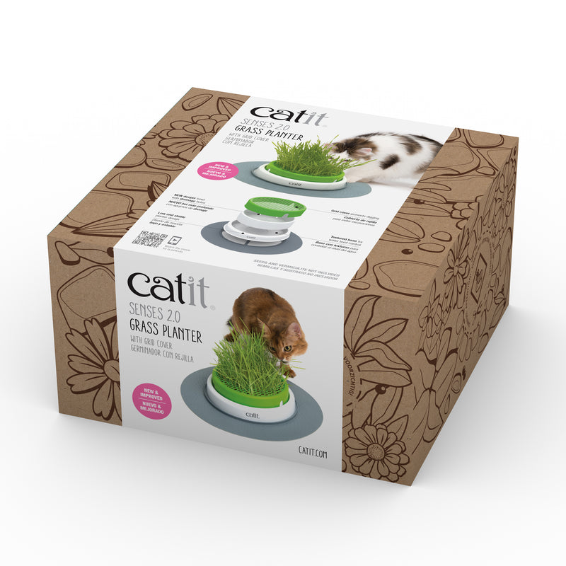 Catit Senses 2.0 Grass Planter - NEW Deeper Bowl!