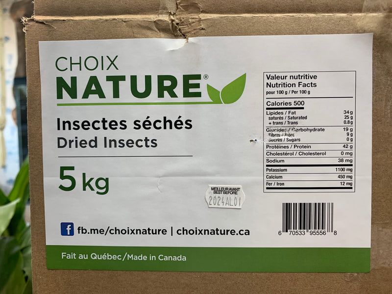 Choix Nature Freeze-Dried Black Soldier Fly Larvae 5 Kg