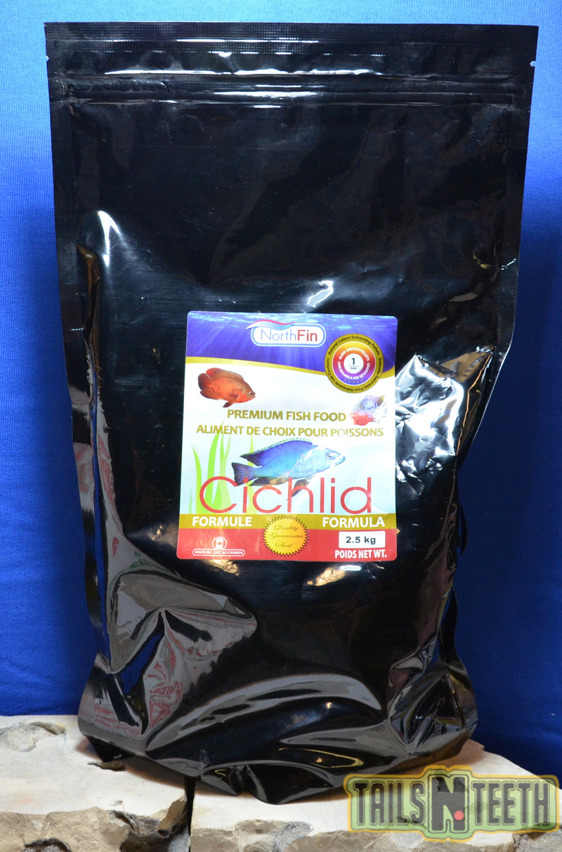 NorthFin Cichlid Formula - 1mm Pellet 2.5kg - Premium Fish Food - Made in Canada