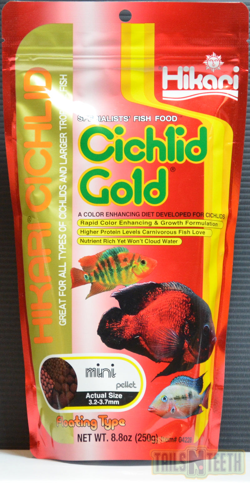 Hikari Cichlid Gold Mini Pellet 250g - Colour Enhancing Diet