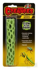 Zoo Med Creatures Cholla Branch 6" - Washable Climbing Branch - Glow-in-the-Dark