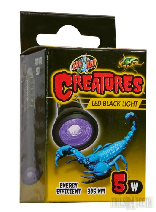 Zoo Med Creatures LED Black Light 5w - 395 NM Bulb