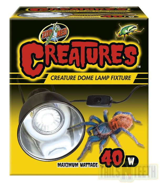 Zoo Med Creatures Creature Dome Lamp Fixture - Max 40Watts